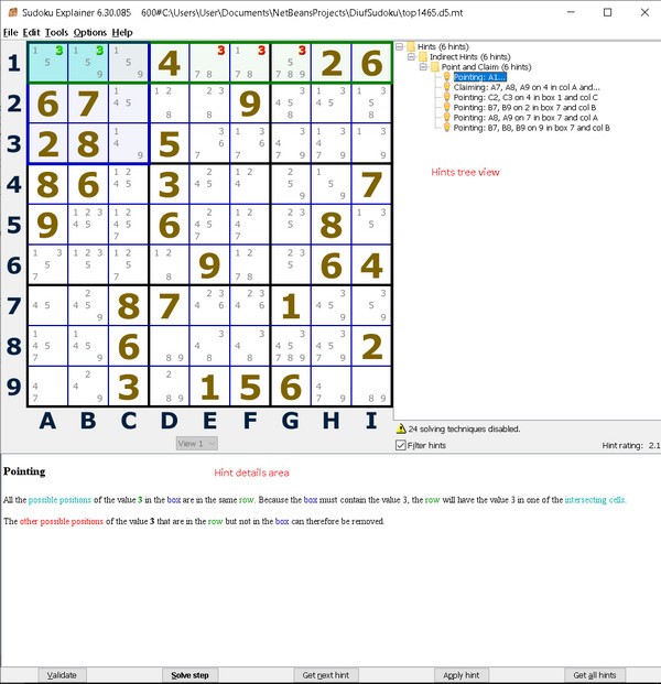 Sudoku Explainer(数独解释器)