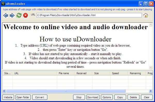 uDownloader(在线音频视频下载工具)
