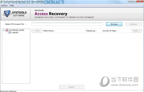SysTools Access Recovery(Access数据库恢复软件) V3.3 官方版