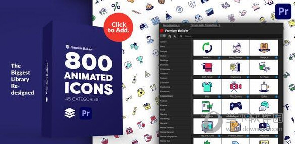 PremiumBuilder Animated Icons +800 最新免费版