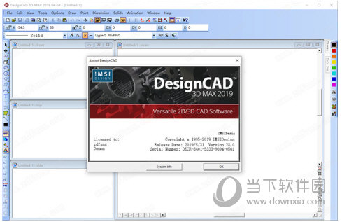 DesignCAD 3D Max破解版 2019 V28.0 免费版