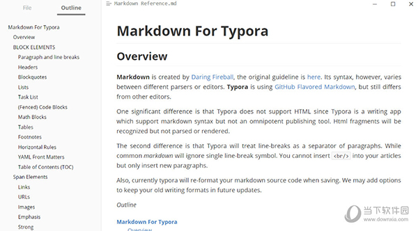 Typora(markdown编辑器) V0.9.98 最新绿色版