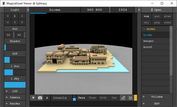 MagicaVoxel Viewer(追踪渲染器预览工具)