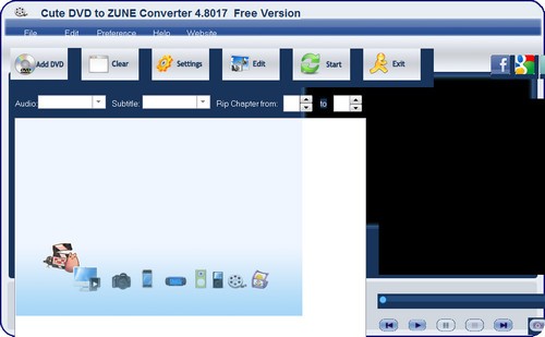 Cute DVD to Zune Converter(DVD转换器)