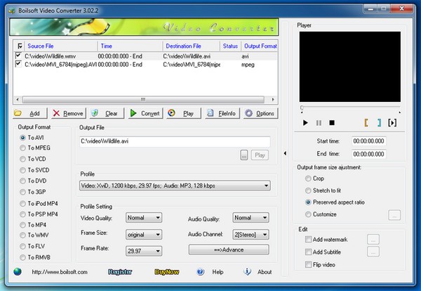 Boilsoft Video Converter(视频转换器)