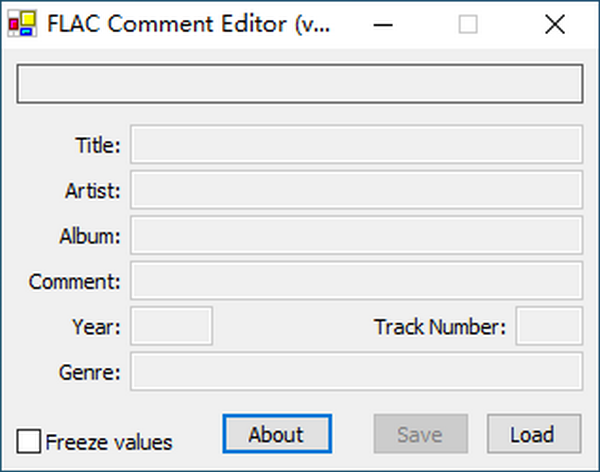 FLAC Comment Editor(flac音乐tag标签修改器)