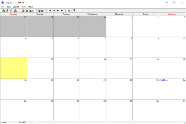 Calendar Program Pro(日程管理工具)
