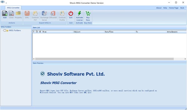 Shoviv MSG Converter(MSG转换器)