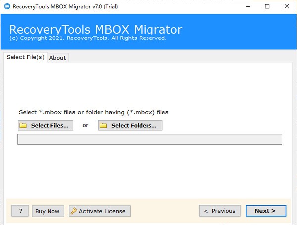 RecoveryTools MBOX Migrator(MBOX转换器工具)