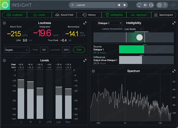 iZotope Insight(音频计量分析插件)