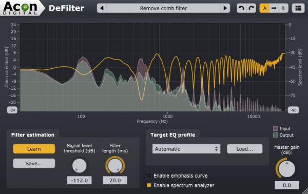 Acon Digital DeFilter(音频均衡处理插件)