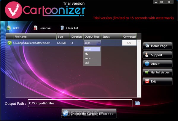 VCartoonizer(视频卡通效果软件)