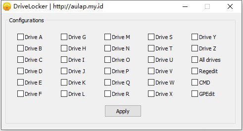 DriveLocker(分区锁定工具)