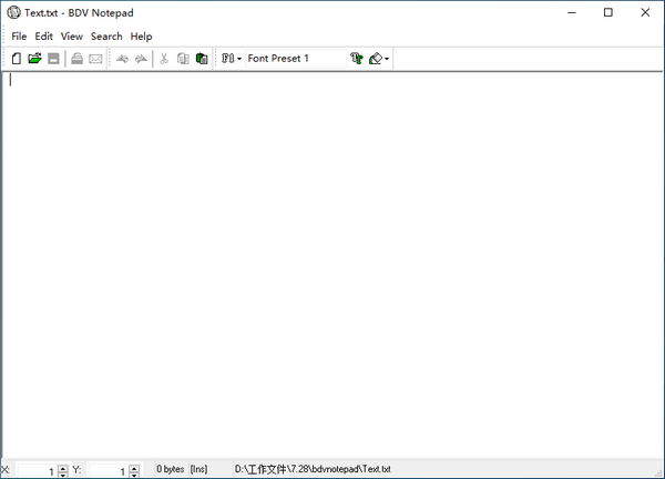 BDV Notepad(纯文本编辑器)
