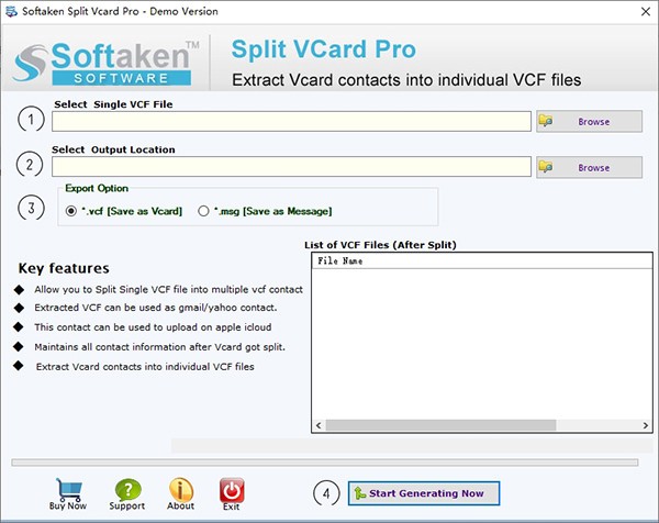 Softaken Split Vcard Pro(文件分割工具)