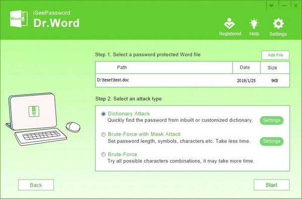 iSeePassword Dr.word(密码恢复工具)