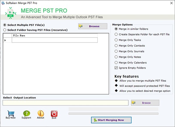 Softaken Merge PST Pro(文件合并工具)