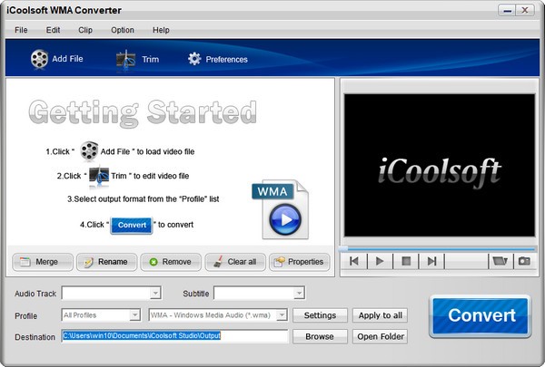 iCoolsoft WMA Converter(音频格式转换器)