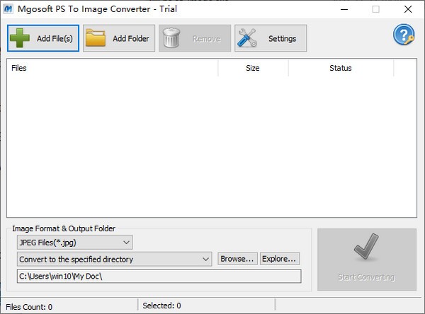 Mgosoft PS To Image Converter(PS转图像转换器)