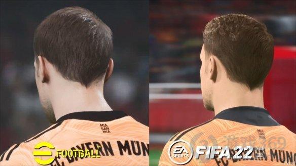 PS5平台《实况2022》vs《FIFA22》：实机游玩视效！