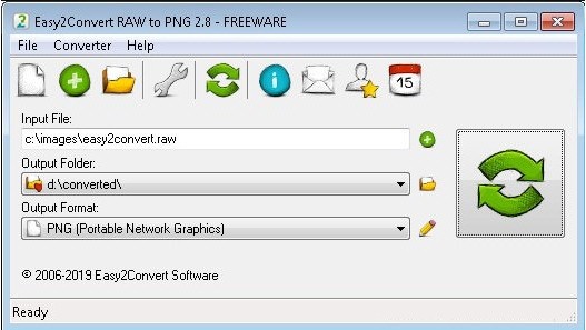Easy2Convert RAW to PNG(图片格式转换软件)