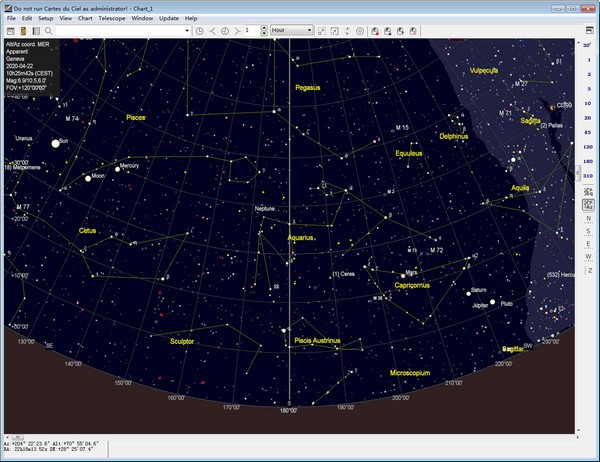 SkyChart(绘制天象图软件)