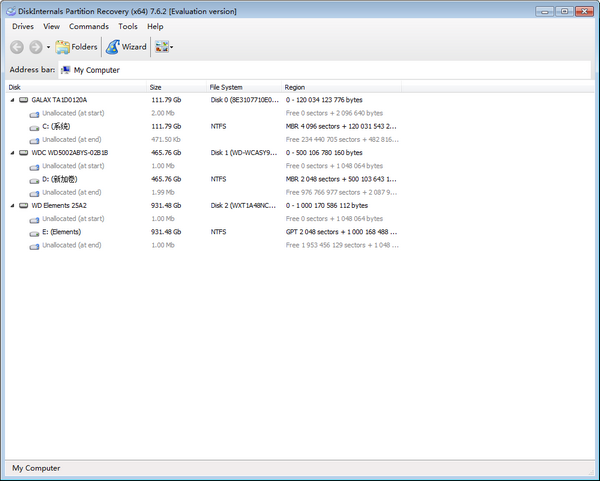 DiskInternals Partition Recovery