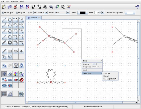 JaxoDraw(费曼图生成工具)