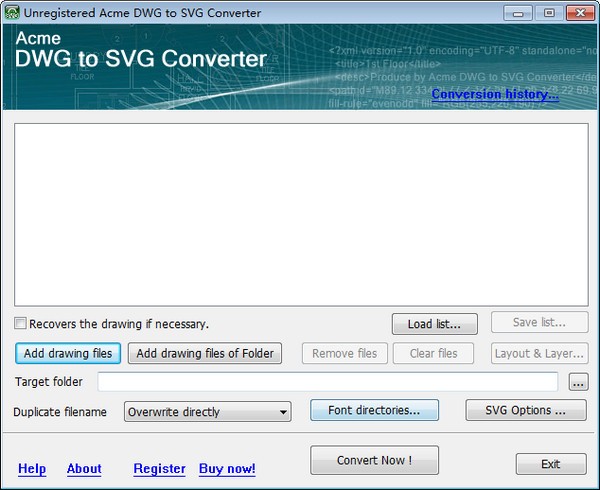 Acme DWG to SVG Converter(DWG转换器)