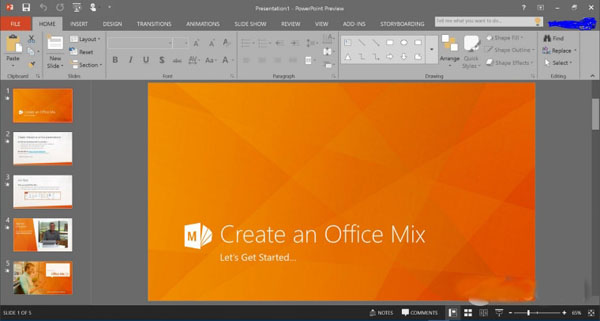 office 2016正式版界面