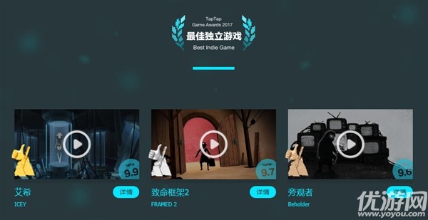 TapTap手游平台评选2017年度游戏：《纪念碑谷2》最佳