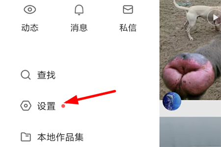 打开“设置”选项