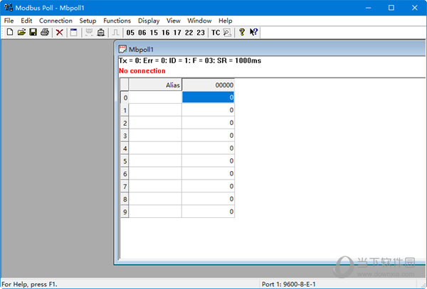 Modbus Poll破解版 V9.5 免注册码版