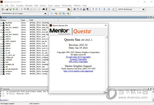 Mentor Graphics QuestaSim(仿真模拟工具软件) V2021.1 破解版