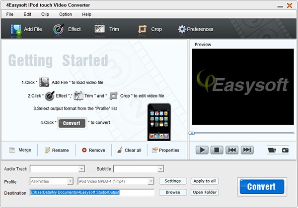 4Easysoft iPod touch Video Converter(视频转换工具)