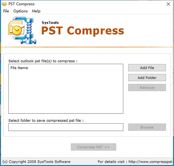SysTools PST Compress(邮件压缩工具)
