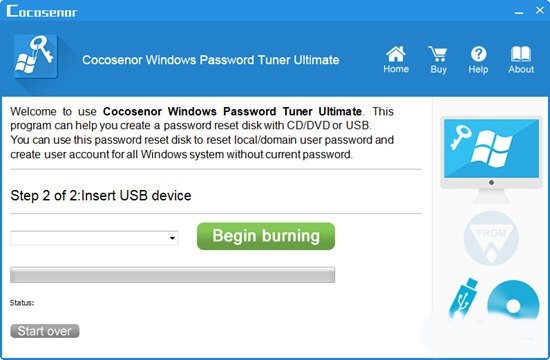 Cocosenor Windows Password Tuner Ultimate(密码恢复工具)
