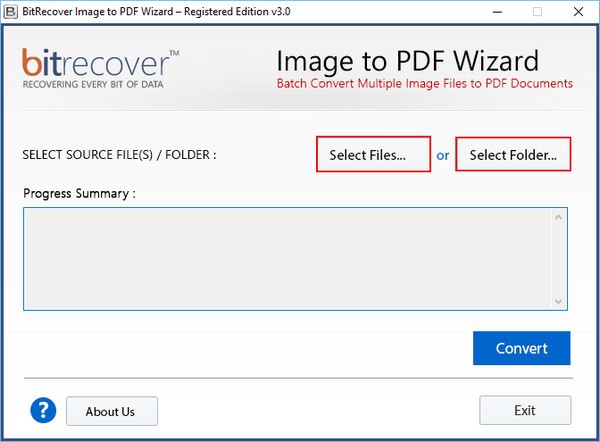 BitRecover Image to PDF Wizard(Image转PDF转换工具)