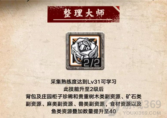 明日之后整理大师天赋怎么样 明日之后整理大师天赋分析