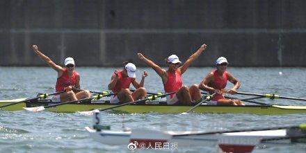 中国组合赛艇女子四人双桨夺金 中国赛艇女子四人双桨夺冠