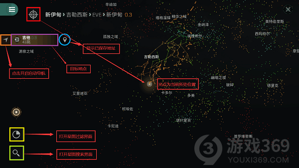 EVE星战前夜无烬星河星图怎么看 EVE星战前夜无烬星河星图介绍