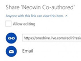 微软调整OneDrive分享功能 换成两个简单的图标