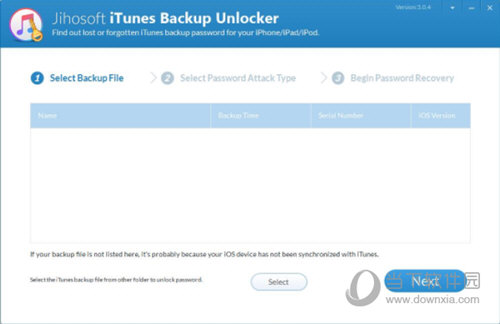 Jihosoft iTunes Backup Unlocker(iTunes备份解锁工具) V3.0.4.0 官方版