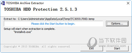 TOSHIBA HDD Protection(东芝硬盘保护工具) V2.5.1.3 官方版