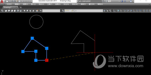 AutoCAD2017怎么移动图形