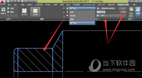 AutoCAD2015怎么填充颜色