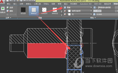 AutoCAD2015怎么填充颜色