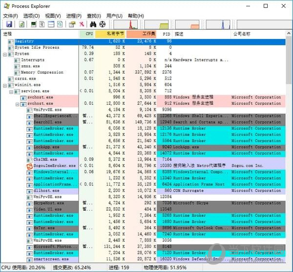 Process Explorer(系统管理工具) V16.31 中文版