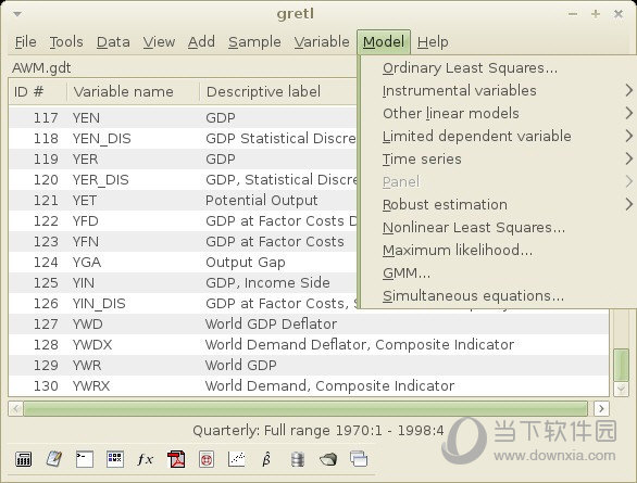 gretl(计量经济分析软件) V2020e 中文版