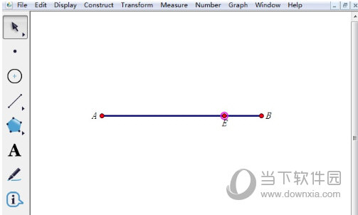 几何画板如何在两线段上画点使比相等